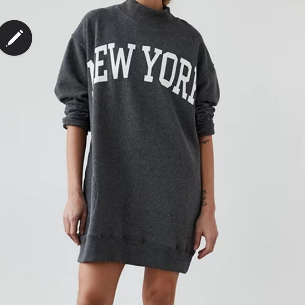 American eagle xl sweatshirt dress new york - Picture 1 of 1